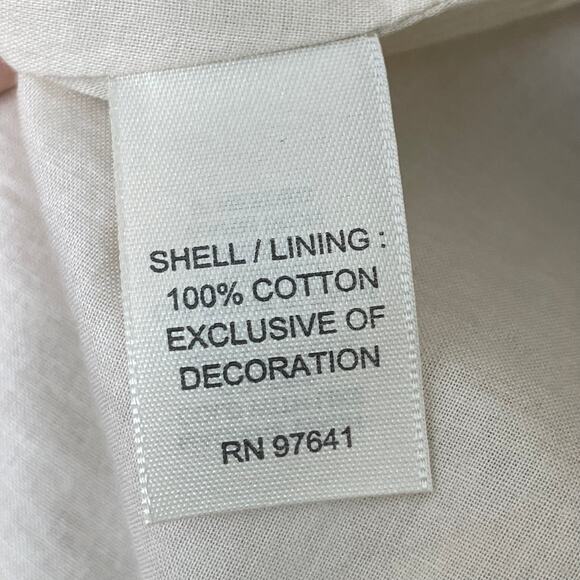 Vintage Y2k J. Jill Re: Crafted Floral Eyelet Zip Jacket Romantic Shabby Chic SP - Picture 11 of 12